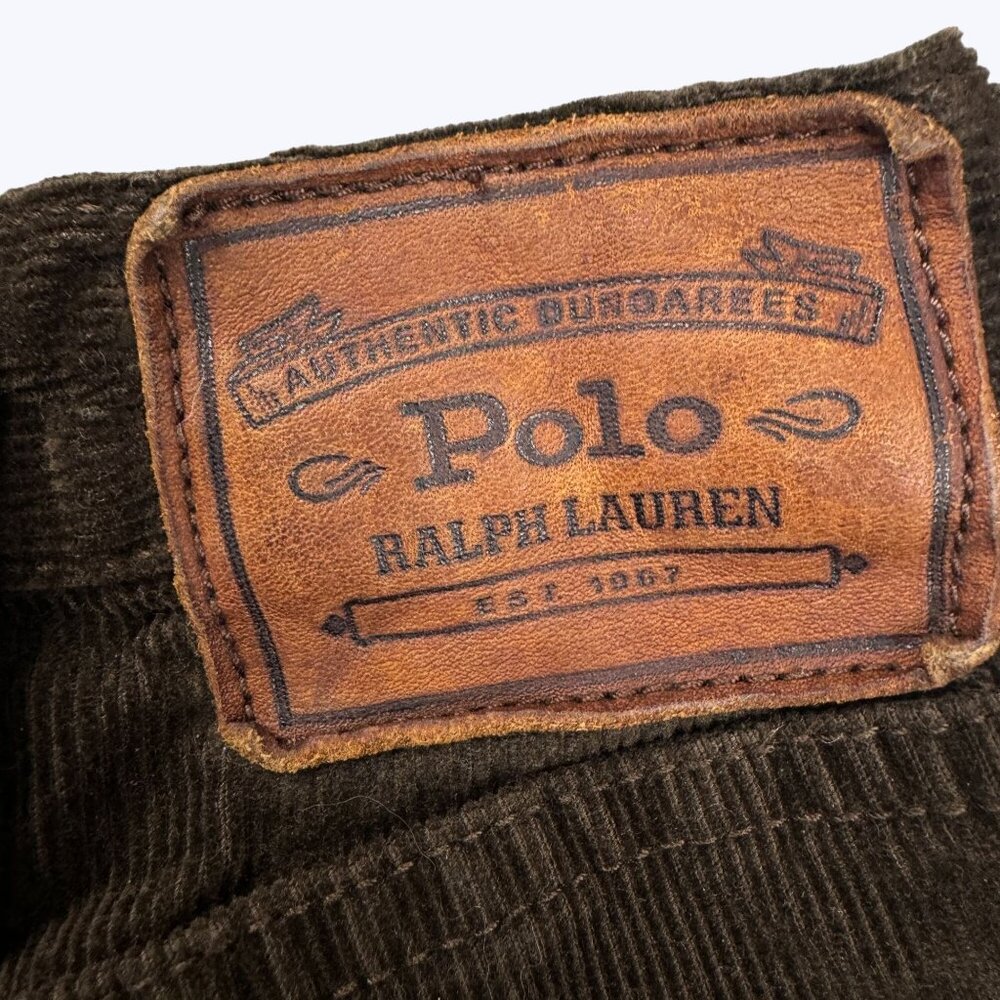 Vintage Polo Ralph Lauren Men's Corduroy 38 x 30 Brown - Picture 8 of 10